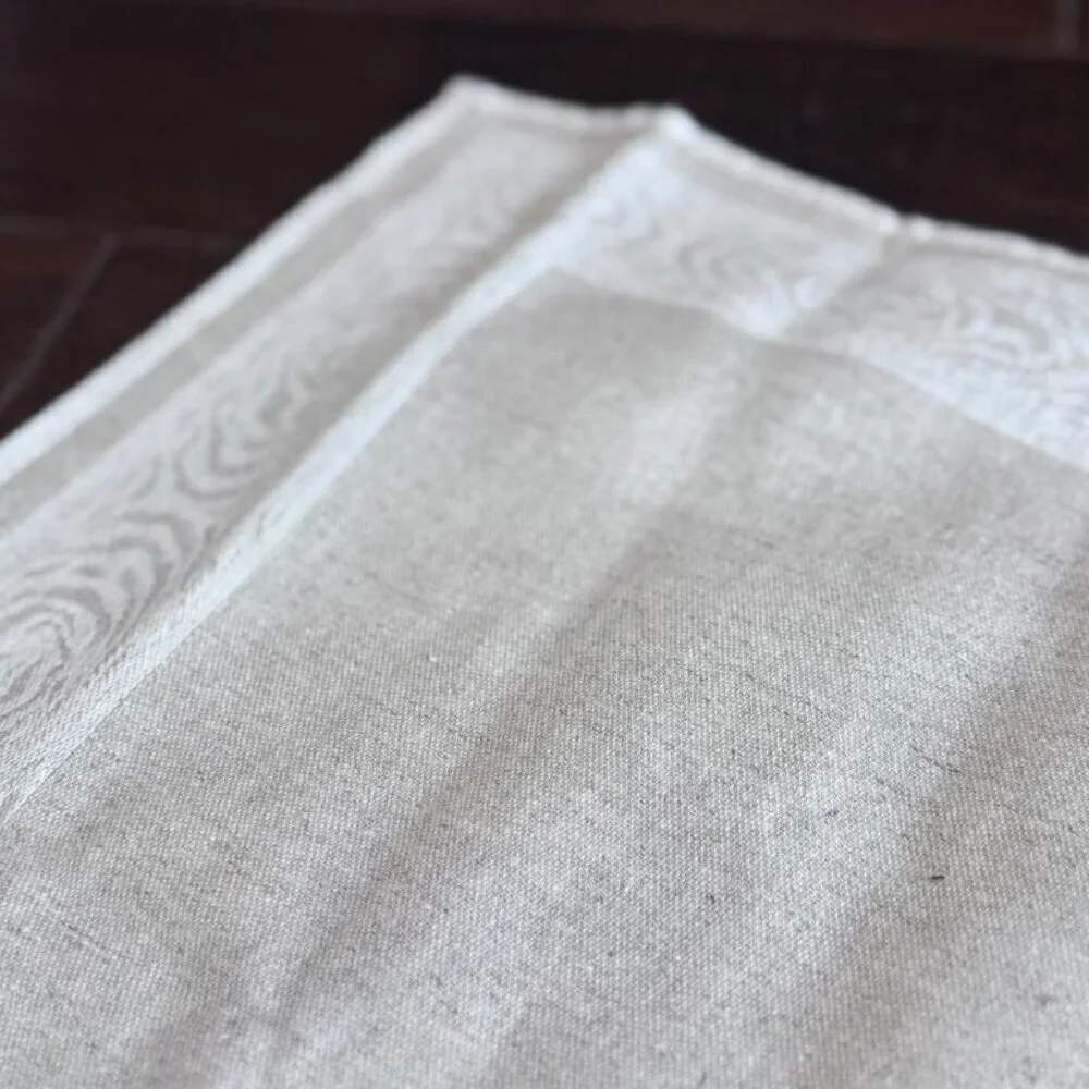 NWOT!  European Linen Kitchen Towel Set of 3 – Harvest & Wine Theme